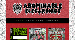 Desktop Screenshot of abominableelectronics.com